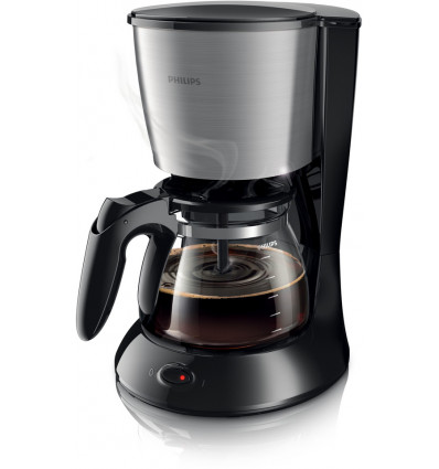 PHILIPS Daily koffiezet - zwart 1.2l voor 15tassen - Vermogen 1000W