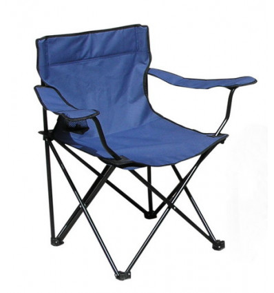 BAHIA Classic - Zetel opvouwbaar-blauw/ groen plooizetel campingstoel