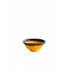 VAL Inez bowl 15x6cm - base yellow edge blue