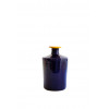VAL Carlota fles 11.5cm - blauw met geel deksel