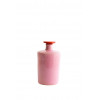 VAL Carlota fles 11.5cm - pink & red lid