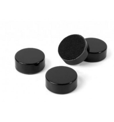 Trendform DISK magneten - 4 stuks -zwart 386042