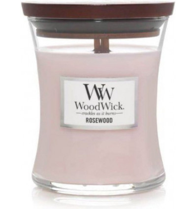 WOODWICK Geurkaars mini - rosewood