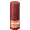 BOLSIUS stompkaars - 19x6.8cm - delicate red rustiek
