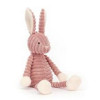 JELLYCAT Knuffel konijn 31cm - roze corduroy