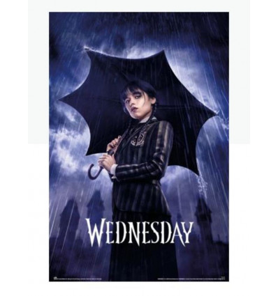 GRUPO Poster - Wednesday umbrella - 61x 91.5cm