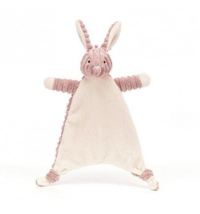 JELLYCAT Knuffel konijn - 23x19cm - roze corduroy