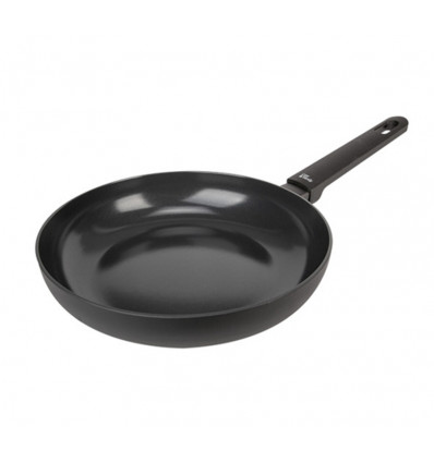 COSY&TRENDY Full black wok alu - 28cm - geschikt voor alle vuren