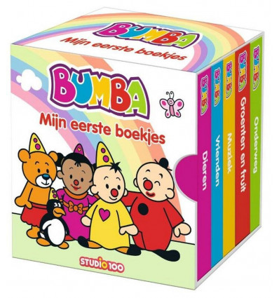 BUMBA - 5 kartonboekjes, mijn eerste boekjes in geschenkbox