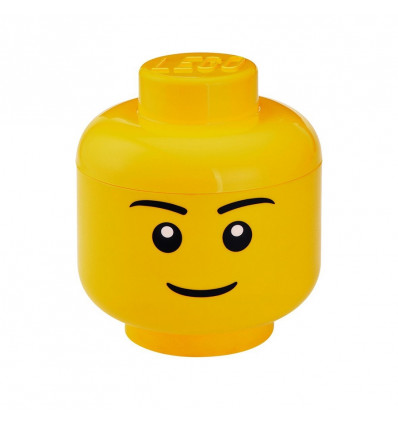 LEGO Hoofd boy opbergbox - 24x27cm
