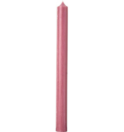 IHR Kaars 25cm - oud roze dinnerkaars K132552