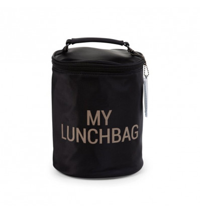 Childhome MY LUNCHBAG - Lunchtas met isolerende voering - zwart/goud