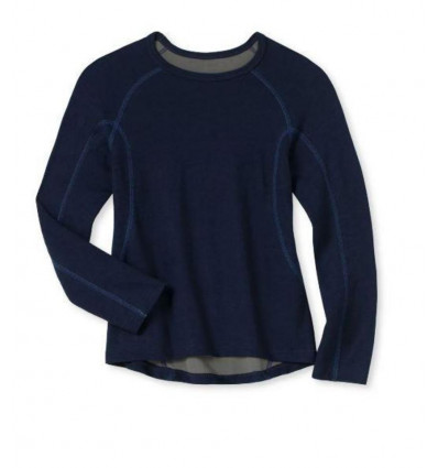 SCHIESSER Jongens shirt thermo light - d. blauw - 116