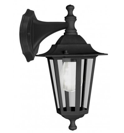 EGLO Laterna wandlamp neerwaarts - zwart