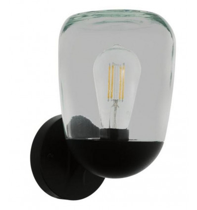 EGLO Donatori wandlamp - E27 - alu/kunst zwart
