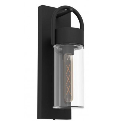 EGLO Carraro wandlamp - E27- staal zwart