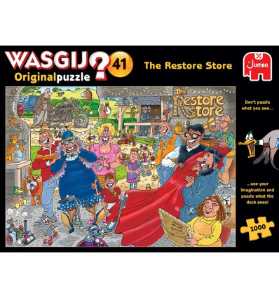 JUMBO Puzzel 1000st.- Wasgij original 41 The restore store!