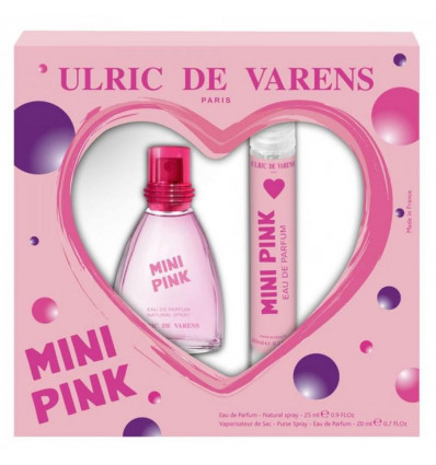 VARENS Mini pink - Geschenkset Eau de parfum 25ml + purse spray 20ml
