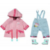 ZAPF Baby Born - Kledingset regenpakje met laarzen en jas voor pop 43cm
