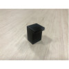IBE Knop vierkant - 19x19MM - mat zwart
