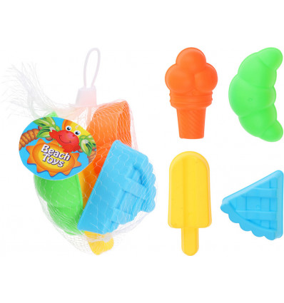 Strandspeelgoed set ijsjes - 4dlg