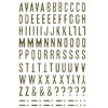MAILDOR Glitty - alfabet cijfers goud