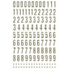 MAILDOR Glitty - alfabet cijfers goud