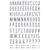 MAILDOR Glitty - alfabet cijfers zilver