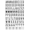 MAILDOR Glitty - alfabet cijfers zwart
