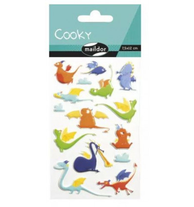 COOKY stickers - Draken