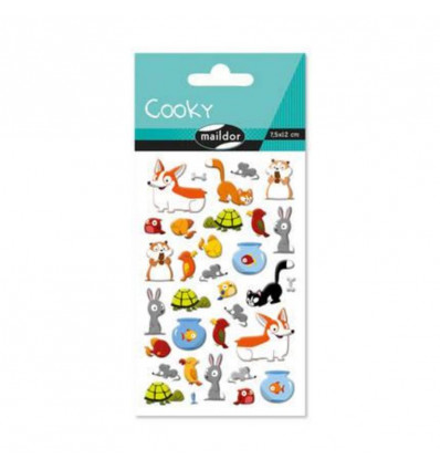 COOKY stickers - Huisdieren