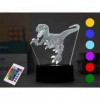 I-TOTAL 3D lamp velociraptor touch met afstandsbediening
