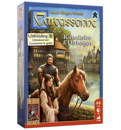 999 GAMES Carcassonne - Kathedralen & herbergen
