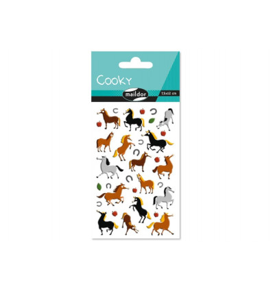 COOKY stickers 3D - Paarden
