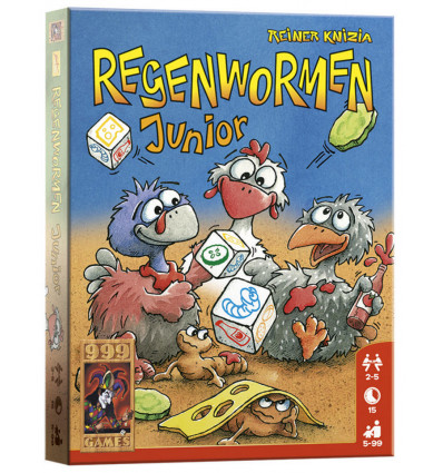 999 GAMES Regenwormen junior- Dobbelspel