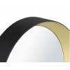 TRIO Lia wandspiegel 5dlg - zwart/ goud- 25cm/ 23cm/ 18cm/ 2x 15cm