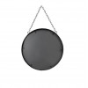 TRIO Sabine spiegel metaal - 25.5cm - zwart