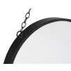 TRIO Sabine spiegel metaal - 25.5cm - zwart