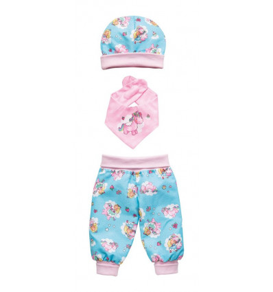 HELESS Outfit 3dlg unicorn & fee voor pop 28/35cm