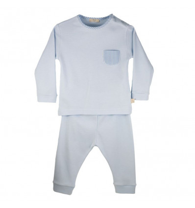 BABY GI Pyjama 2dlg - blauw streep - 48m