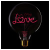 MESSAGE IN THE BULB - Love rood/ fume - G125/ E27/ 2W