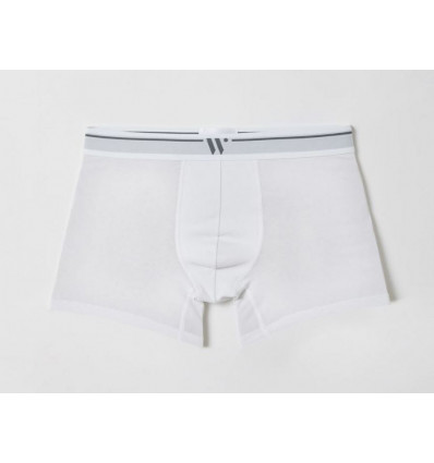 WOODY Heren boxers lang 2st.- wit - L