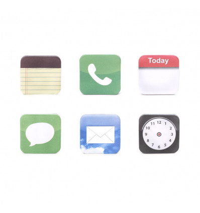 App icon sticky notes - ass. (prijs per stuk)
