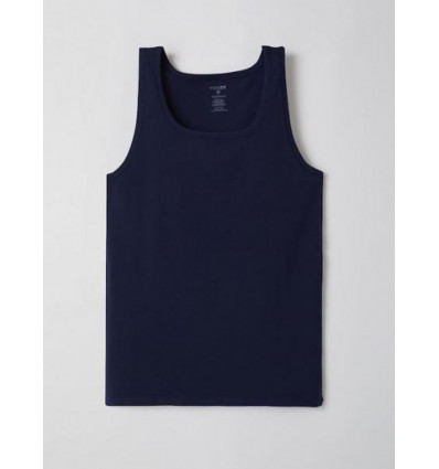 WOODY Heren onderhemd - marine blauw - XL