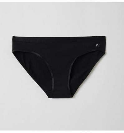 WOODY Dames Bikini slip 3st.- zwart - XL