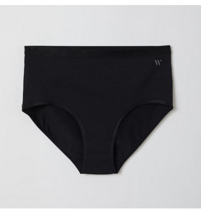 WOODY Dames comfort slip 3st- zwart - XL