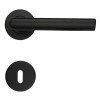 HDD Ellips deurkruk R+E - zwart