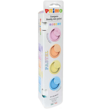 PRIMO Plakkaatverf - pastel - 6x25ml