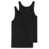 SCHIESSER Heren onderhemd 2st.- zwart - XL 007