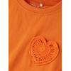 NAME IT G T-shirt LOVA - harvest pumpkin- 92